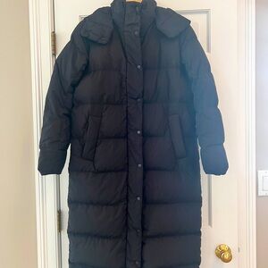 Lululemon Wonderpuff long jacket in black